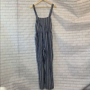 Lost In‎ Lunar Parisian Striped Jumpsuit Size S/4